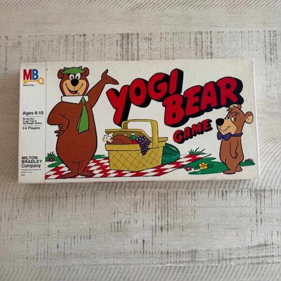 UNPUNCHED Vintage 1980 Milton Bradley Yogi Bear Game #4005 - Picture 1 of 10